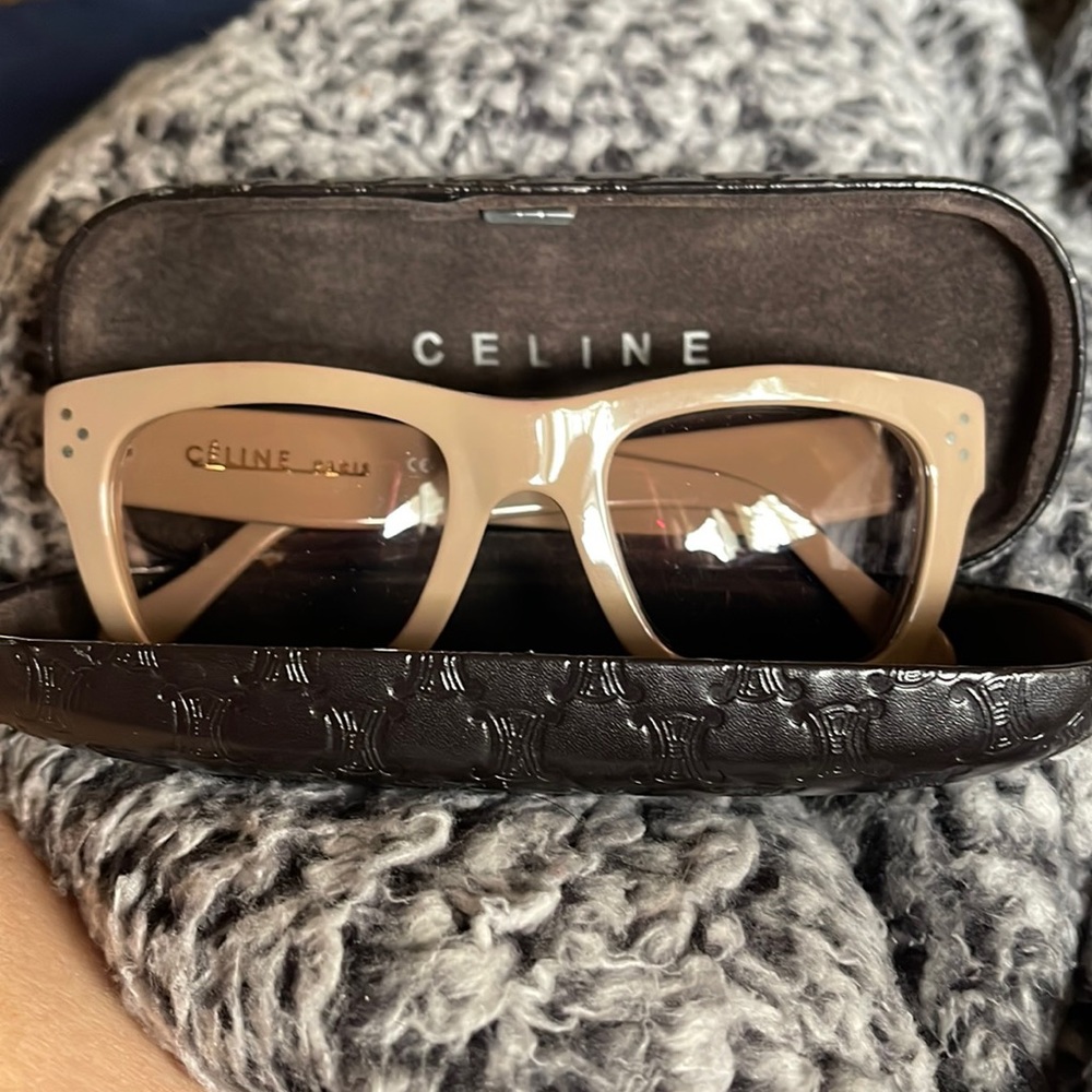 Celine cream color sunglasses 51/22